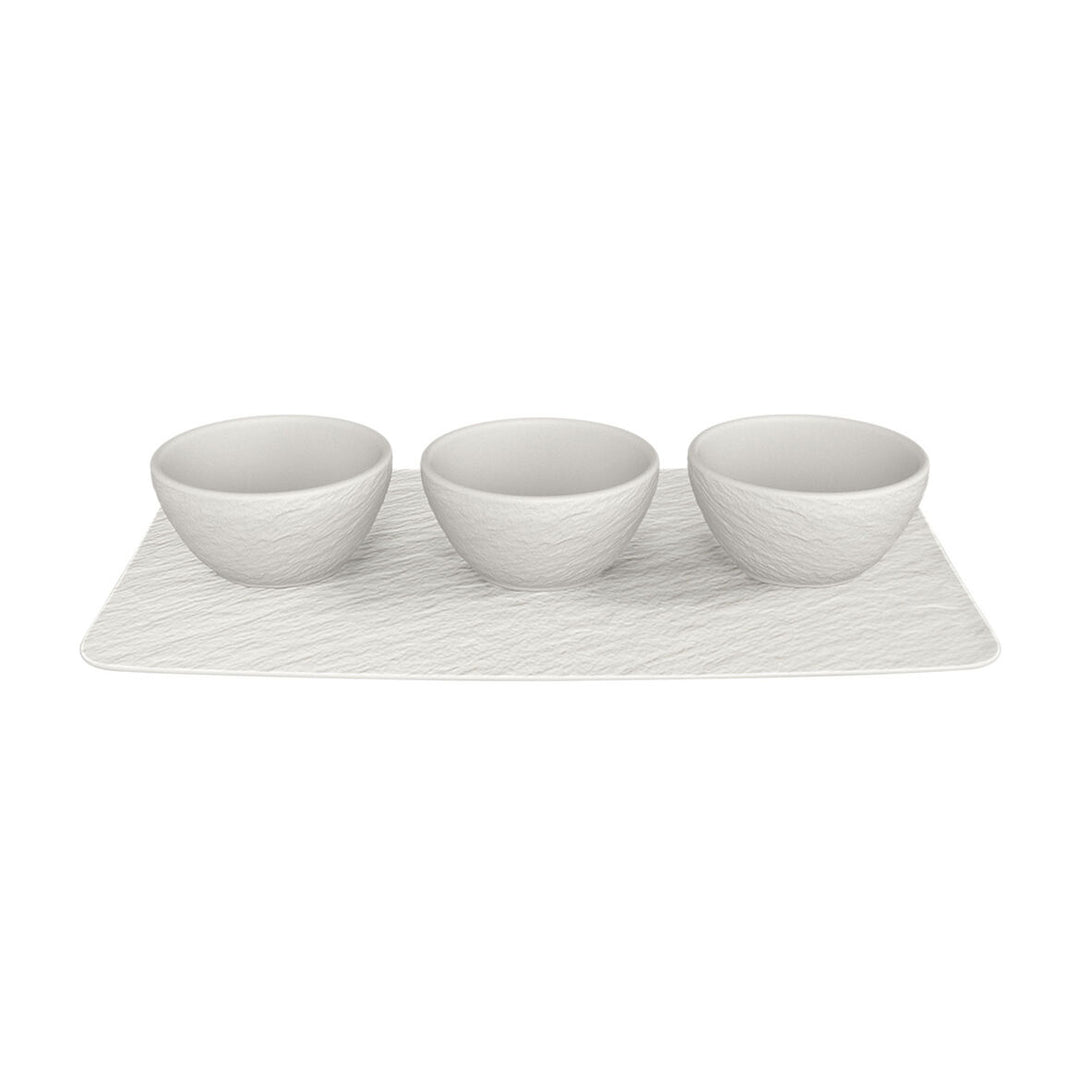 Villeroy and Boch Manu.Rock.bla. Dip bowl Set 4pcs