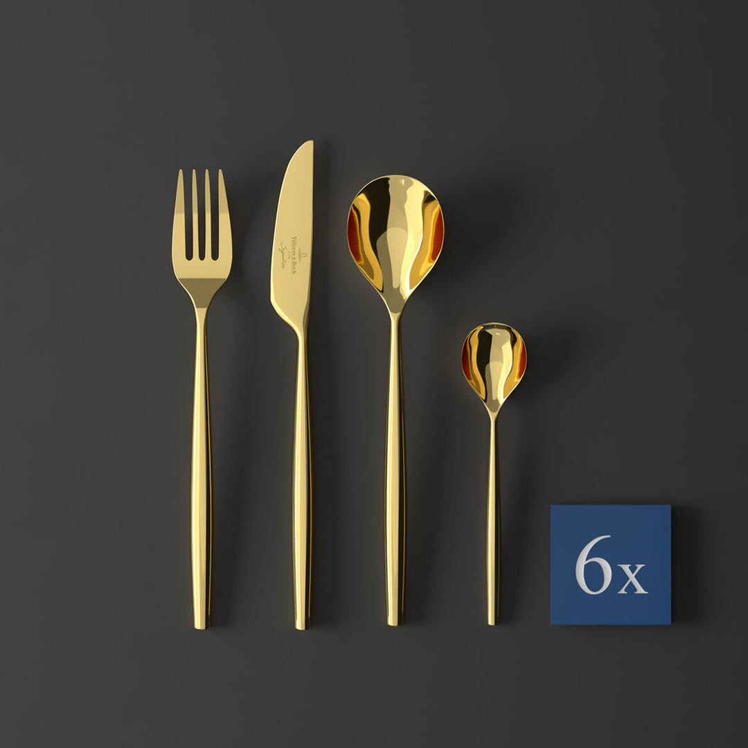 Villeroy and Boch MetroChic d'Or Cutlery set 24pcs