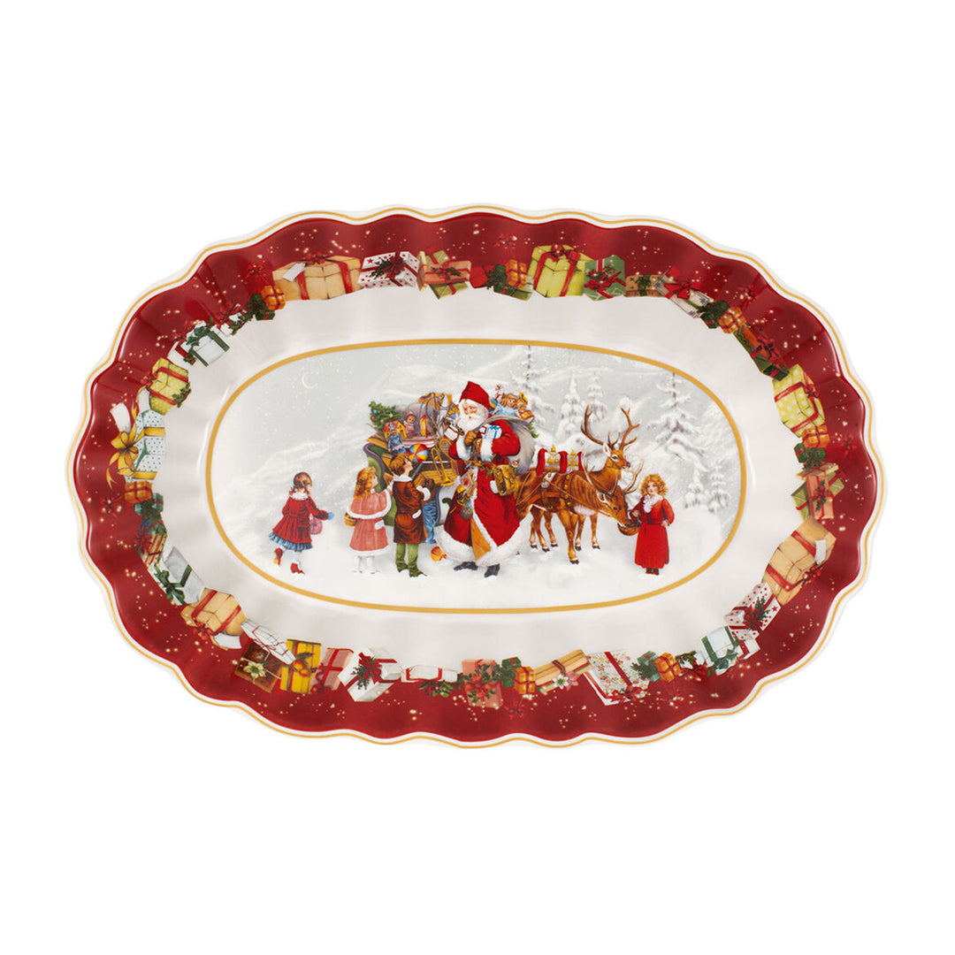 Villeroy and Boch Toy's Fantasy Bowl oval lg, Santa Kids
