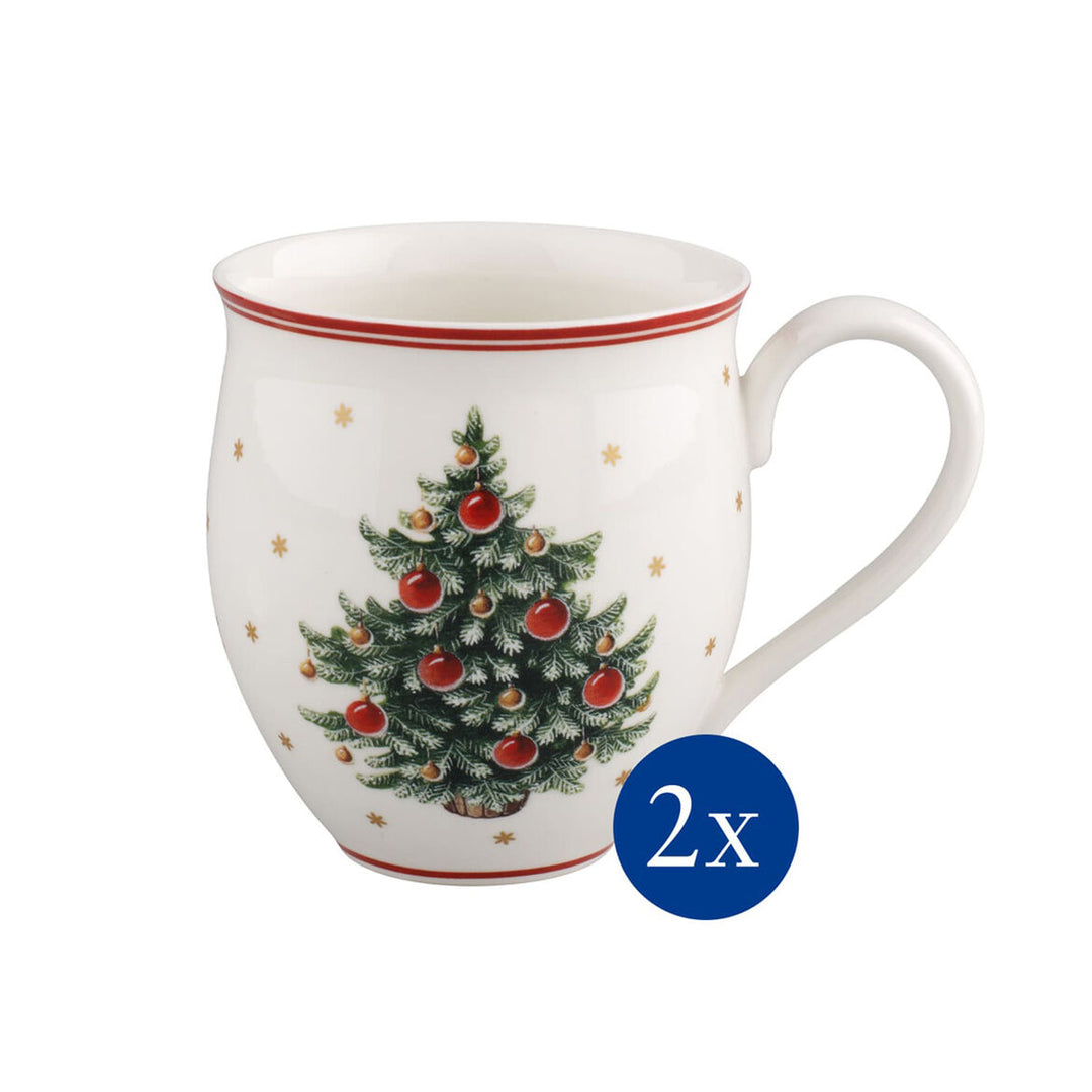 Villeroy and Boch Toy's Delight Mug set 2pcs, X-mas tree