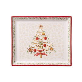 Villeroy and Boch Wint.Bak.Del. Rect. cake platter small