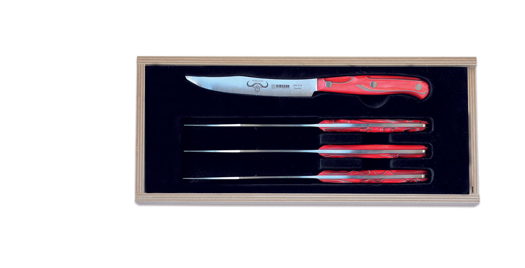Giesser Steak No 1 Red Diamond 4pcs. Set