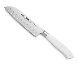 Arcos Riviera Blanc Santoku Knife (Granton Edge) 140 mm.