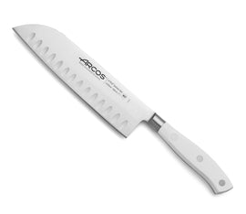 Arcos Riviera Blanc Santoku Knife (Granton Edge) 180 mm.