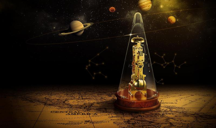 HERMLE LEYTON -Mahogany