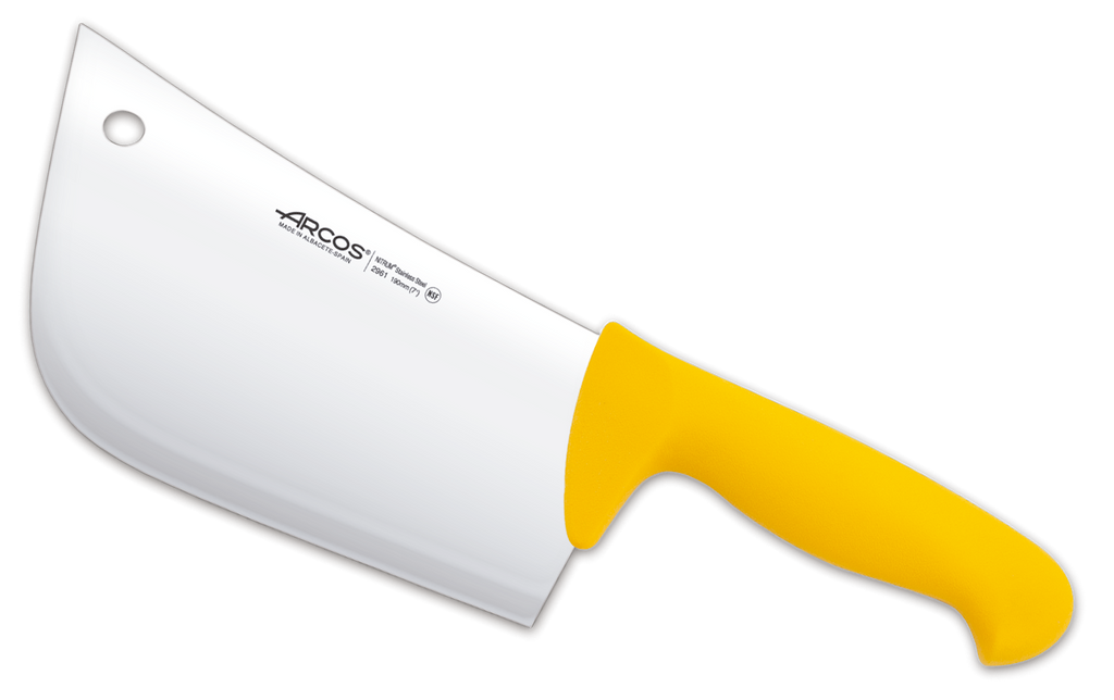 Arcos 2900 Series Cleaver Yellow 190