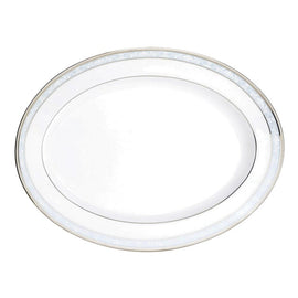 Noritake Hampshire Platinum-Oval Platter