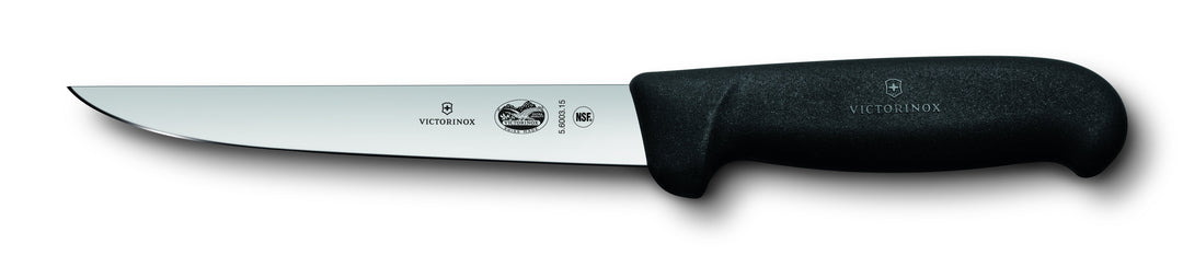 VICTORINOX BONING WIDE STRAIGHT 15CM FIBROX