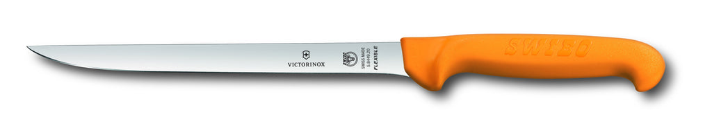 SWIBO FILLETING KNIFE - FLEXIBLE BLADE NARROW HANDLE - 20CM