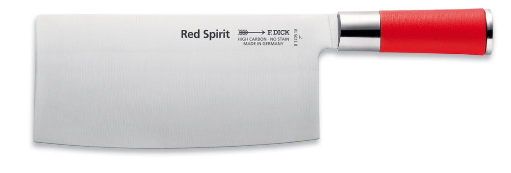F.DICK RED SPIRIT CHINESE CHEF'S KNIFE (SLICING), 18CM