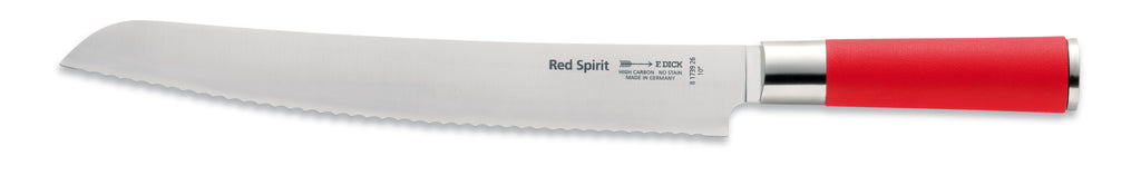 F.DICK RED SPIRIT BREAD KNIFE, SERRATED EDGE, 26CM