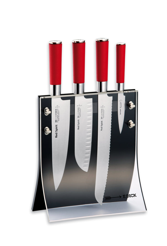 F.DICK RED SPIRIT KNIFE BLOCK "4KNIVES", 4PCS