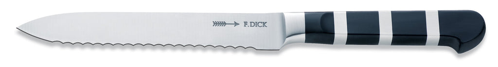 F.DICK 1905 SERIES UTILITY KNIFE, SERRATED EDGE, 13CM