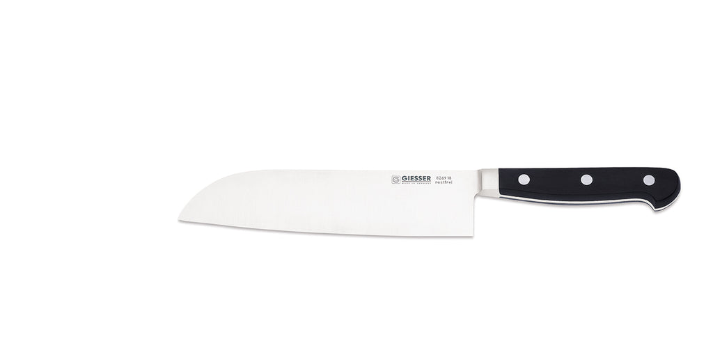 Giesser Santoku knife, black