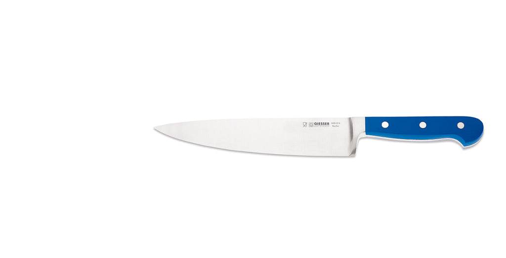 Giesser Chef's knife, wide, blue