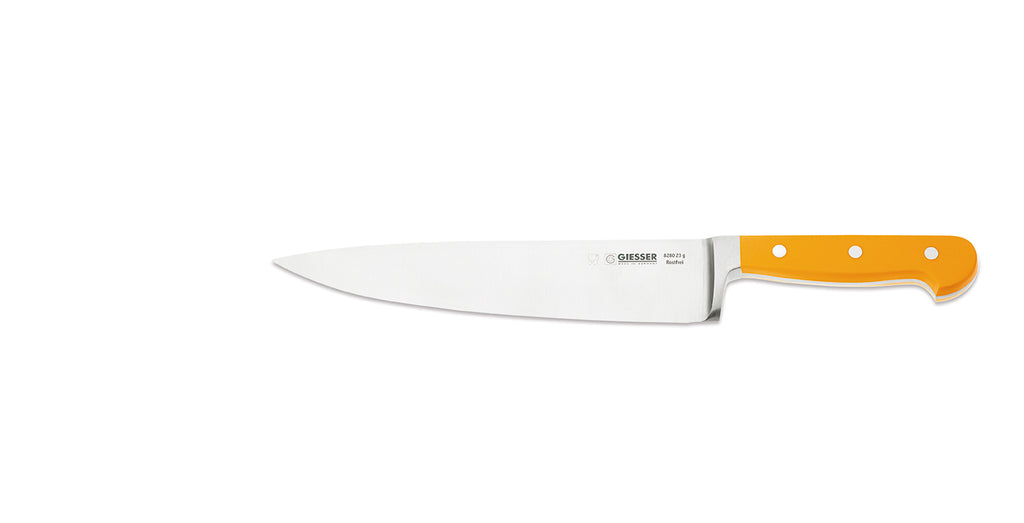 Giesser Chef's knife, wide, yellow