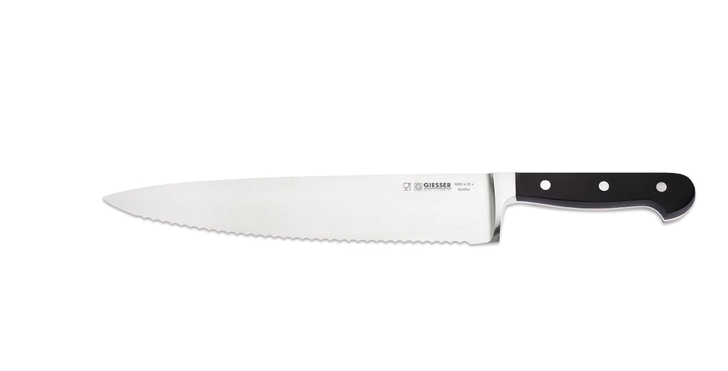 Giesser Chef's knife, wide, black