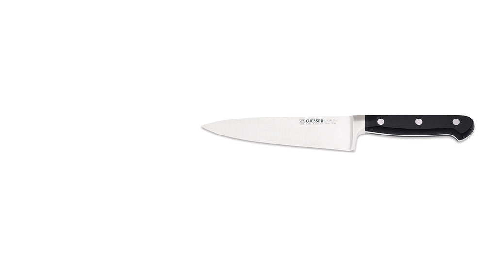 Giesser Chef's knife, wide, black