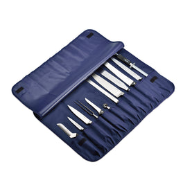 Giesser Knife roll blue, 12 pcs.