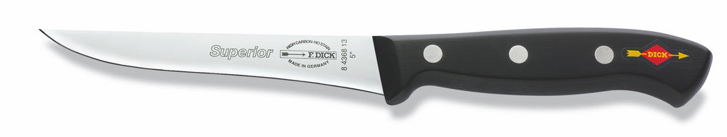 F.DICK SUPERIOR BONING KNIFE, STIFF, 13CM