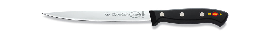F.DICK SUPERIOR FILLETING KNIFE, FLEXIBLE, 18CM