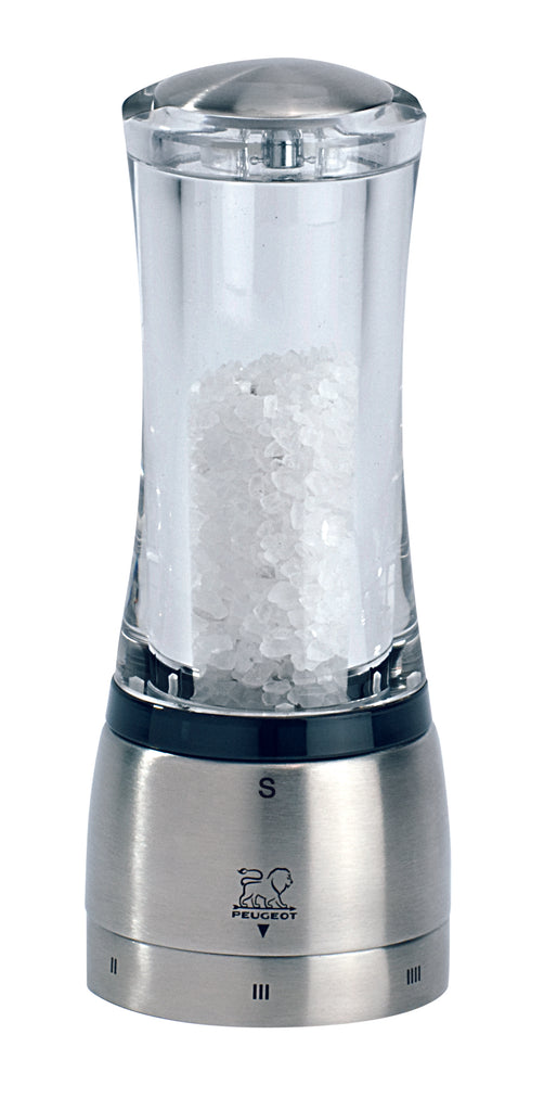 Peugeot Daman  SALT MILL - TRANSPARENT/ INOX - 16 cm