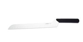 Giesser Cheese knife, scalloped edge, black