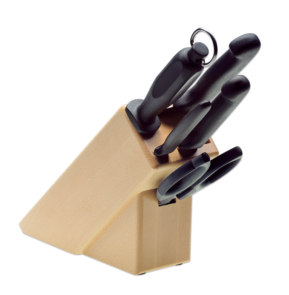 Giesser Knife block, 5 pcs., black