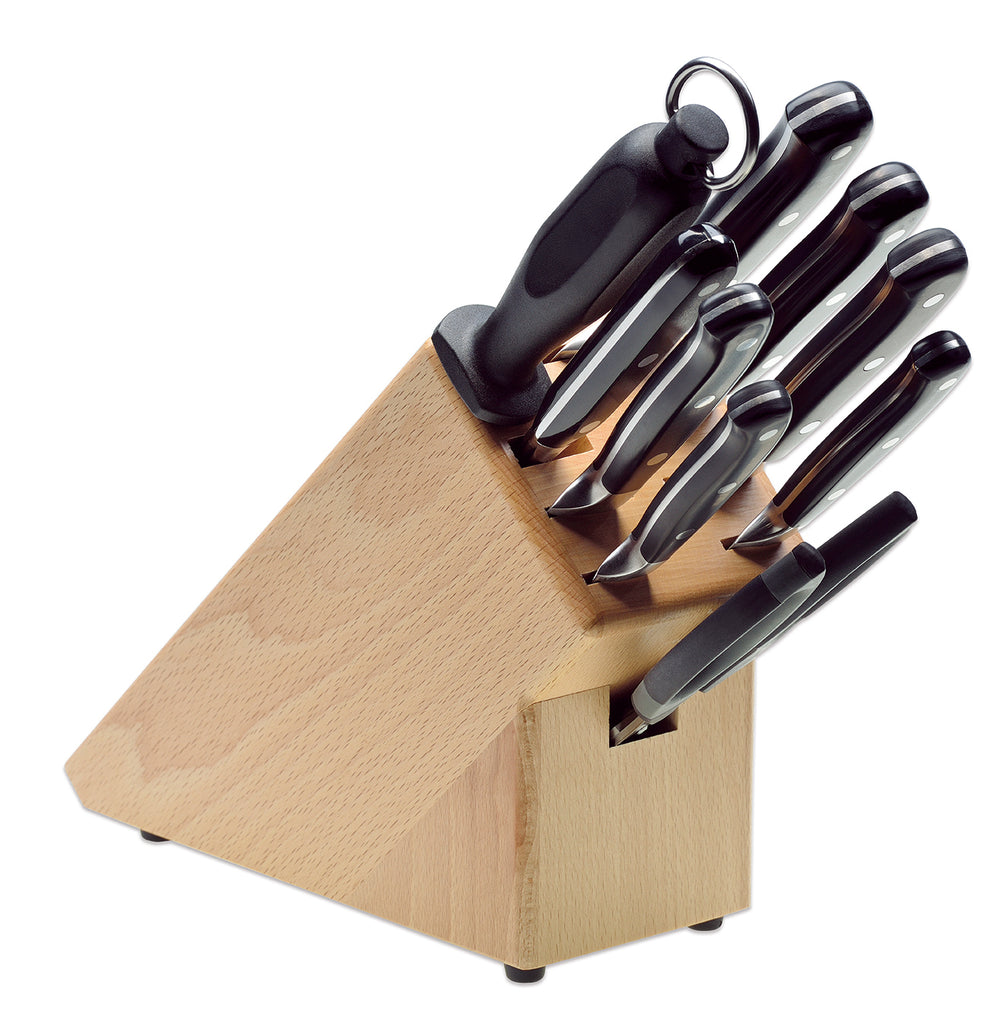 Giesser Knife block, BestCut, 9 pcs., black