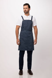 Chef Works Largo Bib Apron- Blue