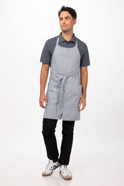 Chef Works Logan Bib Apron- Clay