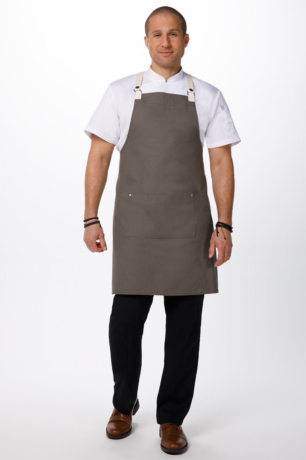 Chef Works Byron Cross-Back Apron- Khaki