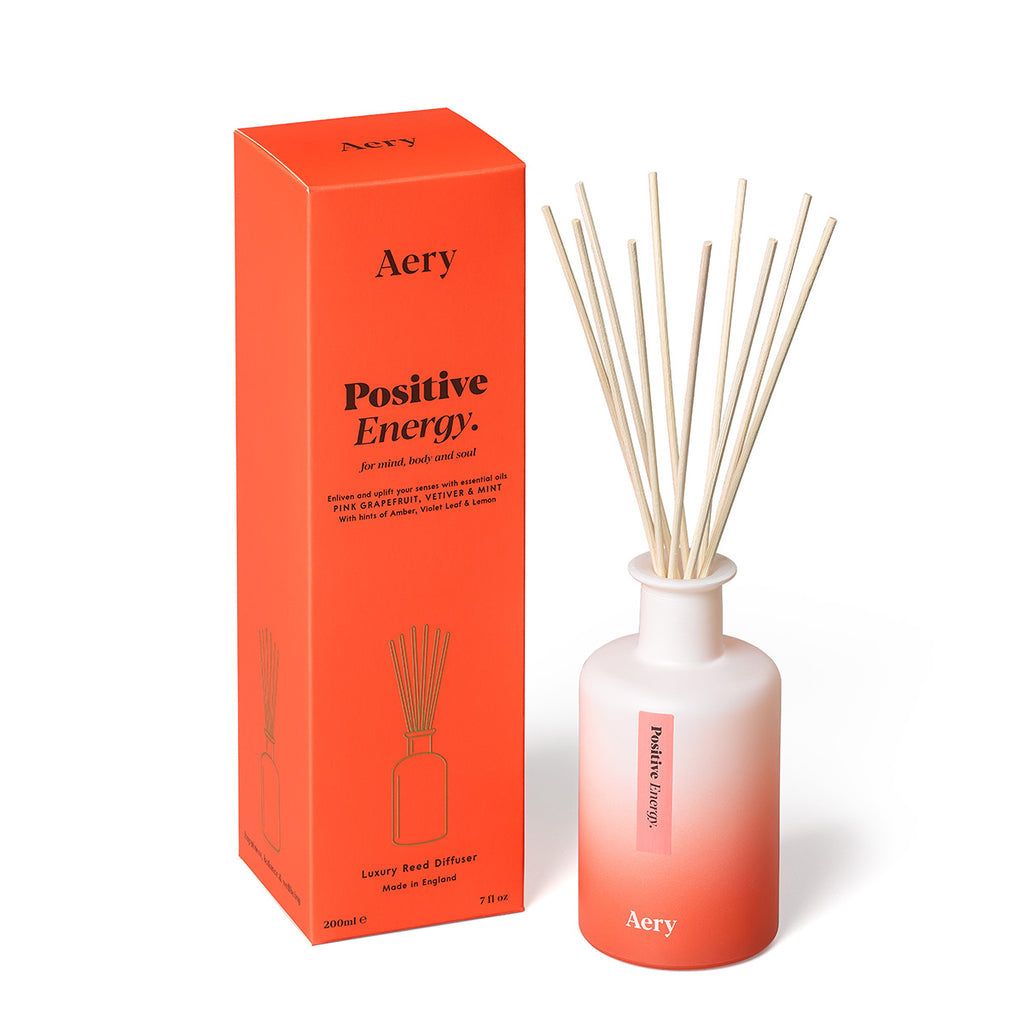 Aery Living Aromatherapy 200ml Reed Diffuser - Positive Energy