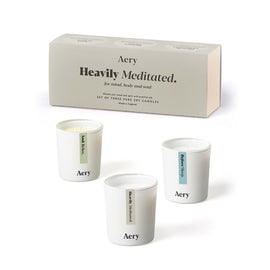 Aery Living Aromatherapy Votive Gift Set Heavily Meditated