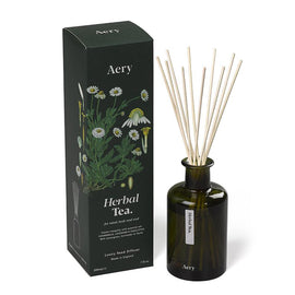 Aery Living Botanical Green 200ml Reed Diffuser - Herbal Tea