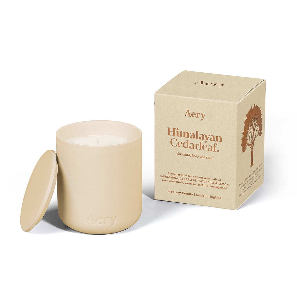Aery Living Fernweh 280g Candle with Lid Himalayan Cedarleaf Cardamom Cedarleaf Patchouli & Lemon | Candles & Diffusers | King of Knives