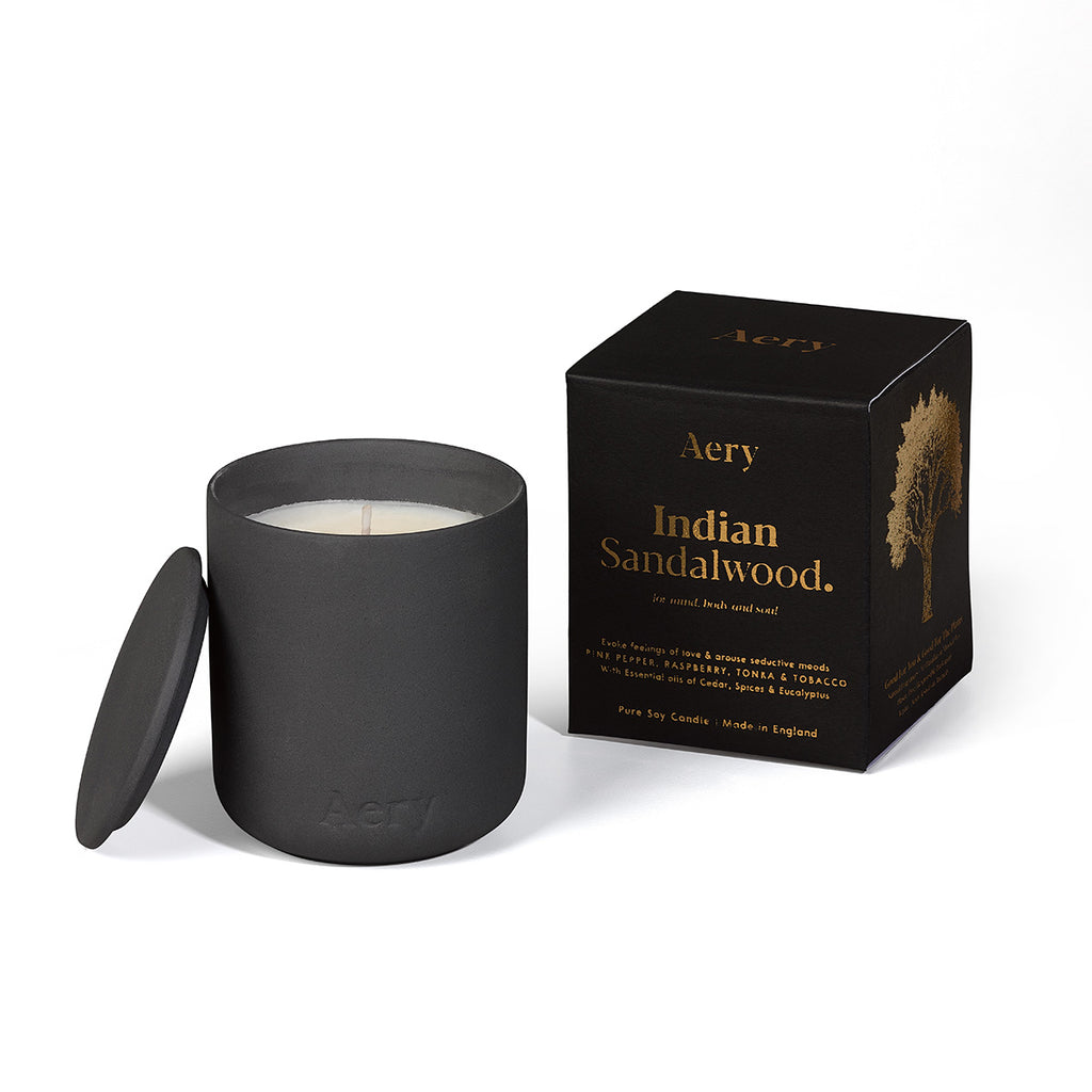 Aery Living Fernweh 280g Candle with Lid - Indian Sandalwood