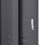 ArtissIn MINI Black Metal Bedside Cabinet – Lockable & Stylish | King of Knives e-store