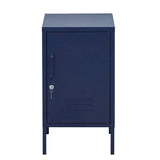 ArtissIn MINI Blue Metal Bedside Cabinet – Lockable Storage | King of Knives e-store