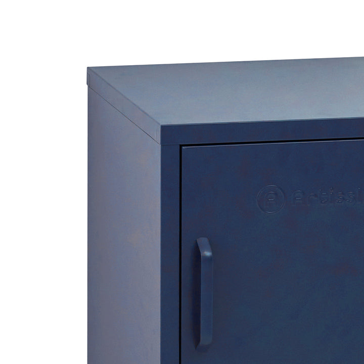 ArtissIn MINI Blue Metal Bedside Cabinet – Lockable Storage | King of Knives e-store