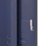 ArtissIn MINI Blue Metal Bedside Cabinet – Lockable Storage | King of Knives e-store