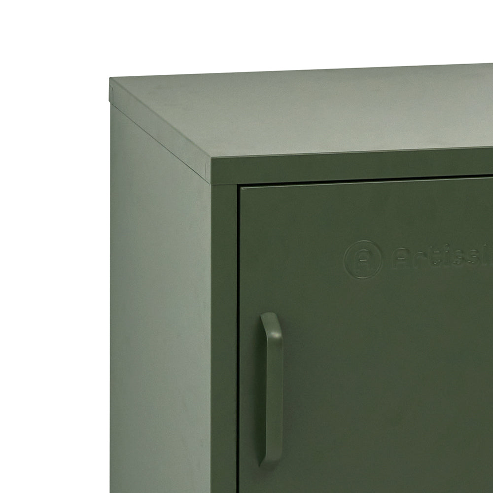 ArtissIn MINI Green Metal Bedside Cabinet – Stylish & Lockable | King of Knives e-store