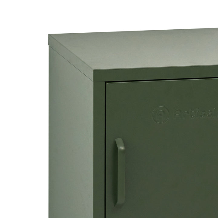 ArtissIn MINI Green Metal Bedside Cabinet – Stylish & Lockable | King of Knives e-store