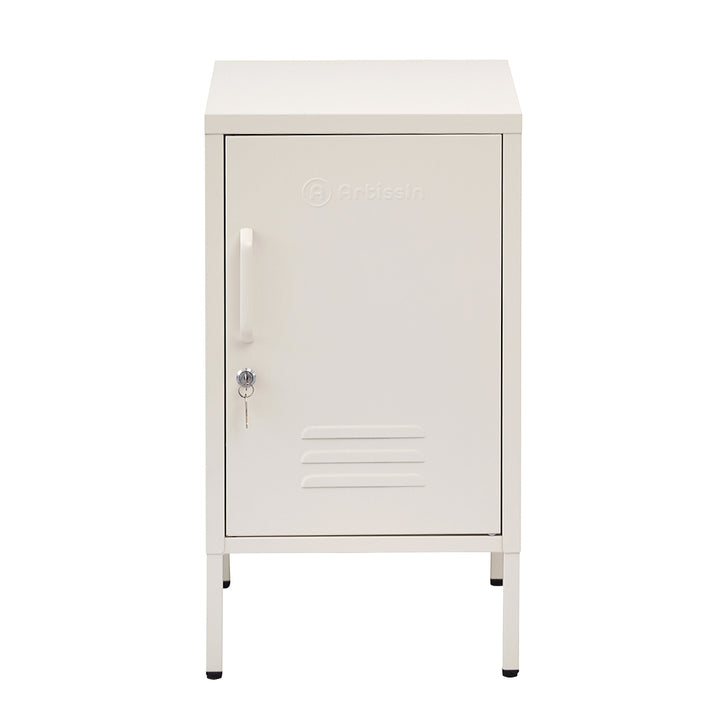 ArtissIn MINI White Bedside Metal Cabinet – Compact & Stylish Locker | King of Knives e-store