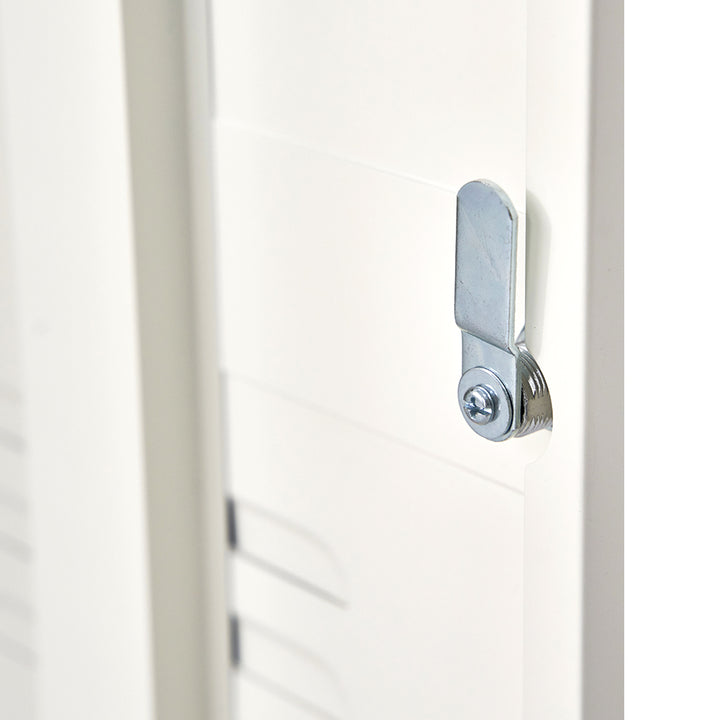 ArtissIn MINI White Bedside Metal Cabinet – Compact & Stylish Locker | King of Knives e-store