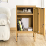 ArtissIn MINI Yellow Metal Bedside Cabinet – Bright & Lockable | King of Knives e-store