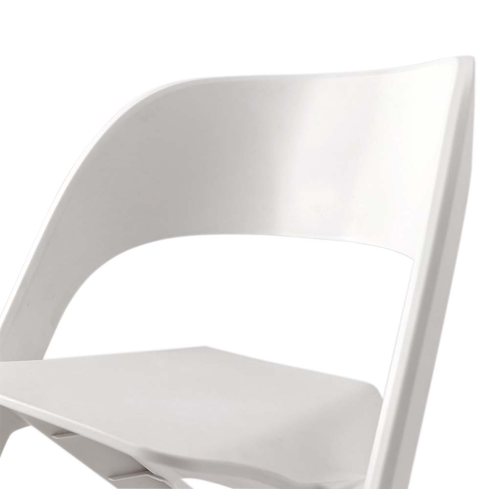 ArtissIn White Stackable Dining Chairs Set of 4 – Modern Plastic Seats | King of Knives e-store