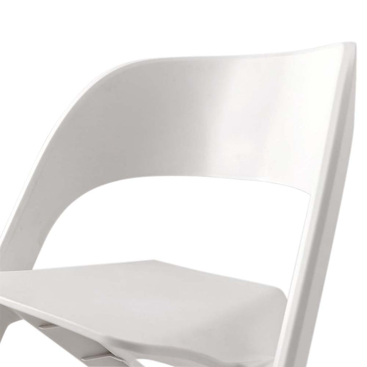 ArtissIn White Stackable Dining Chairs Set of 4 – Modern Plastic Seats | King of Knives e-store