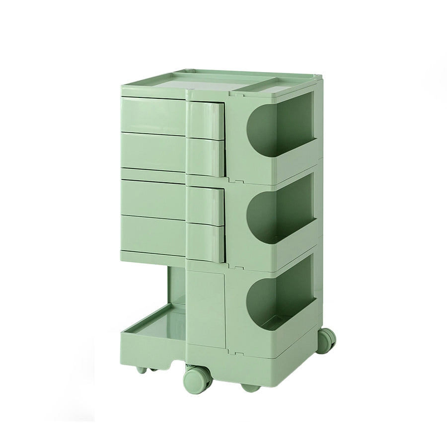 ArtissIn 5-Tier Boby Trolley Green – Stylish Fold-Out Storage Cart | King of Knives e-store