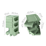 ArtissIn 5-Tier Boby Trolley Green – Stylish Fold-Out Storage Cart | King of Knives e-store